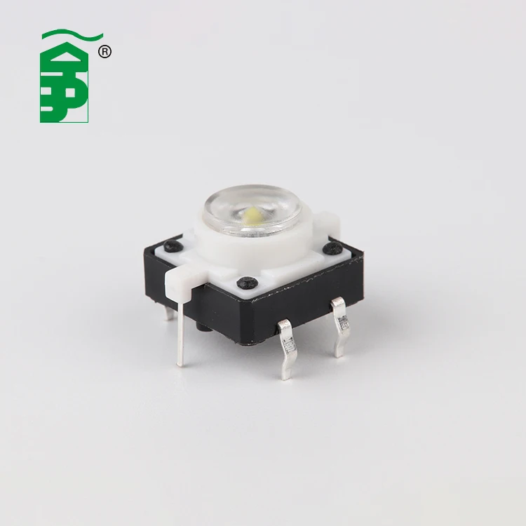 Лучшая цена TSA12114 Led тактильная Кнопка 12V правый угол такт