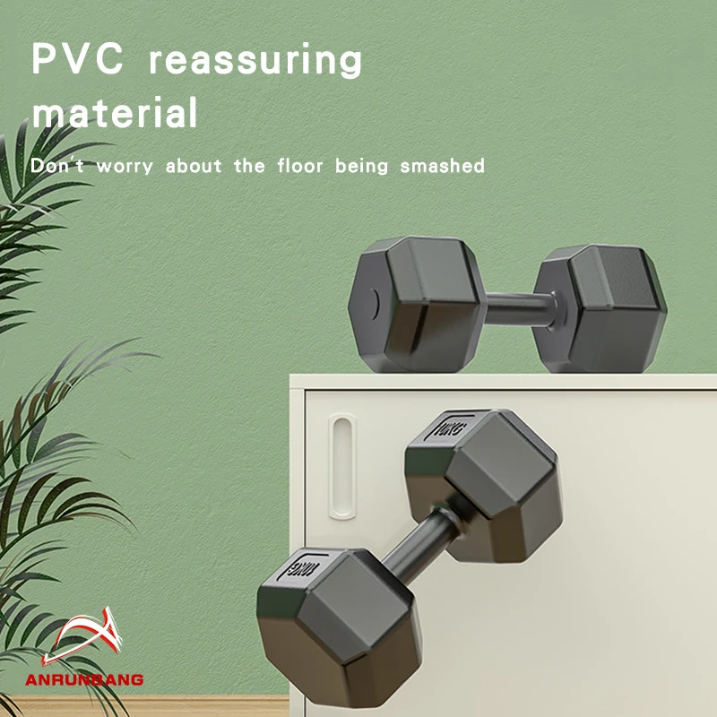 Factory can customize and wholesale various weights of dumbbell fitness equipment, hexagonal dumbbells