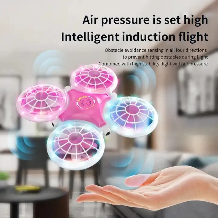 2.4GHz New Colorful LED Lights up Small Drone with Controller for Training Beginners