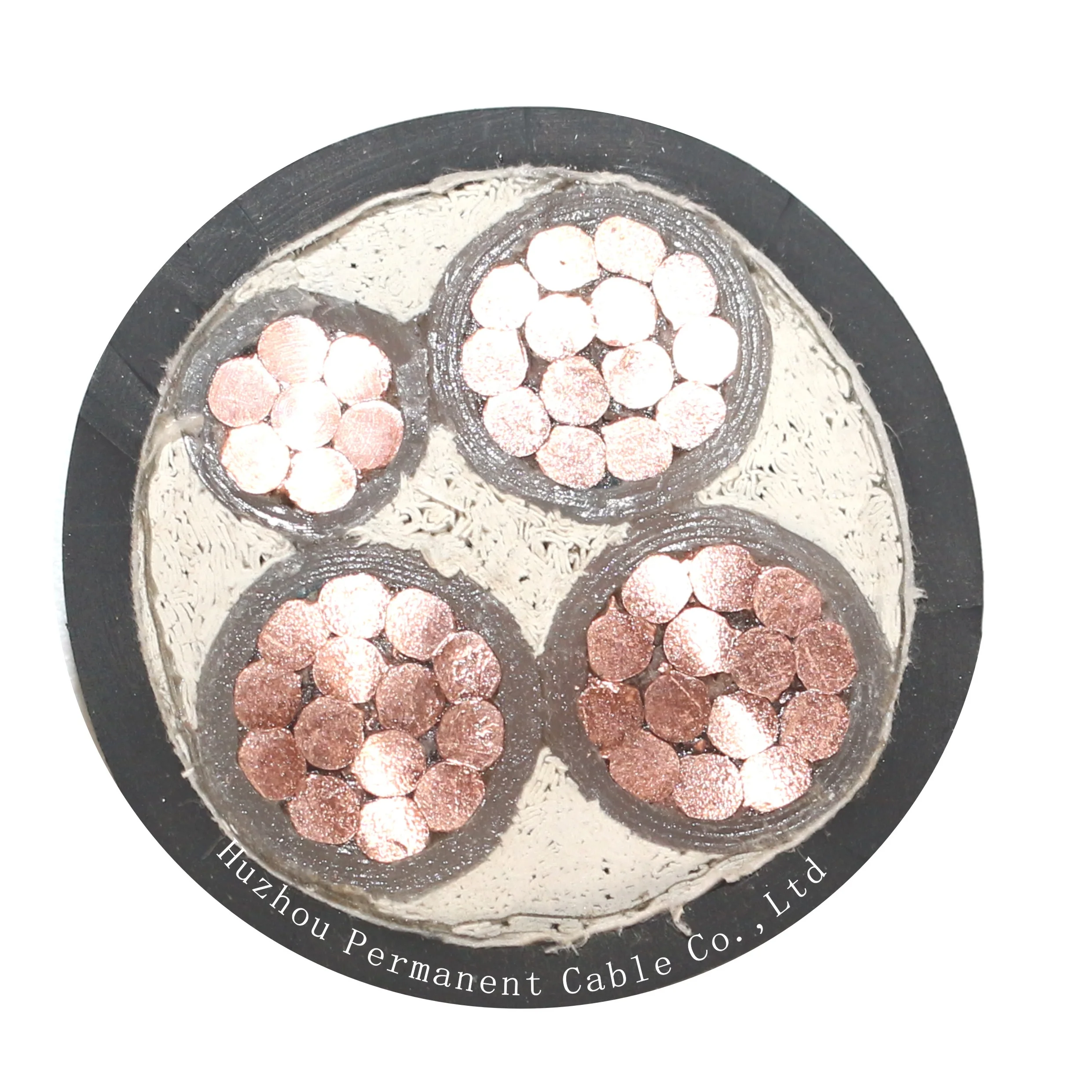 YJV 0.6/1KV 4core price copper conductor xlpe/pvc/pe insulation power cable