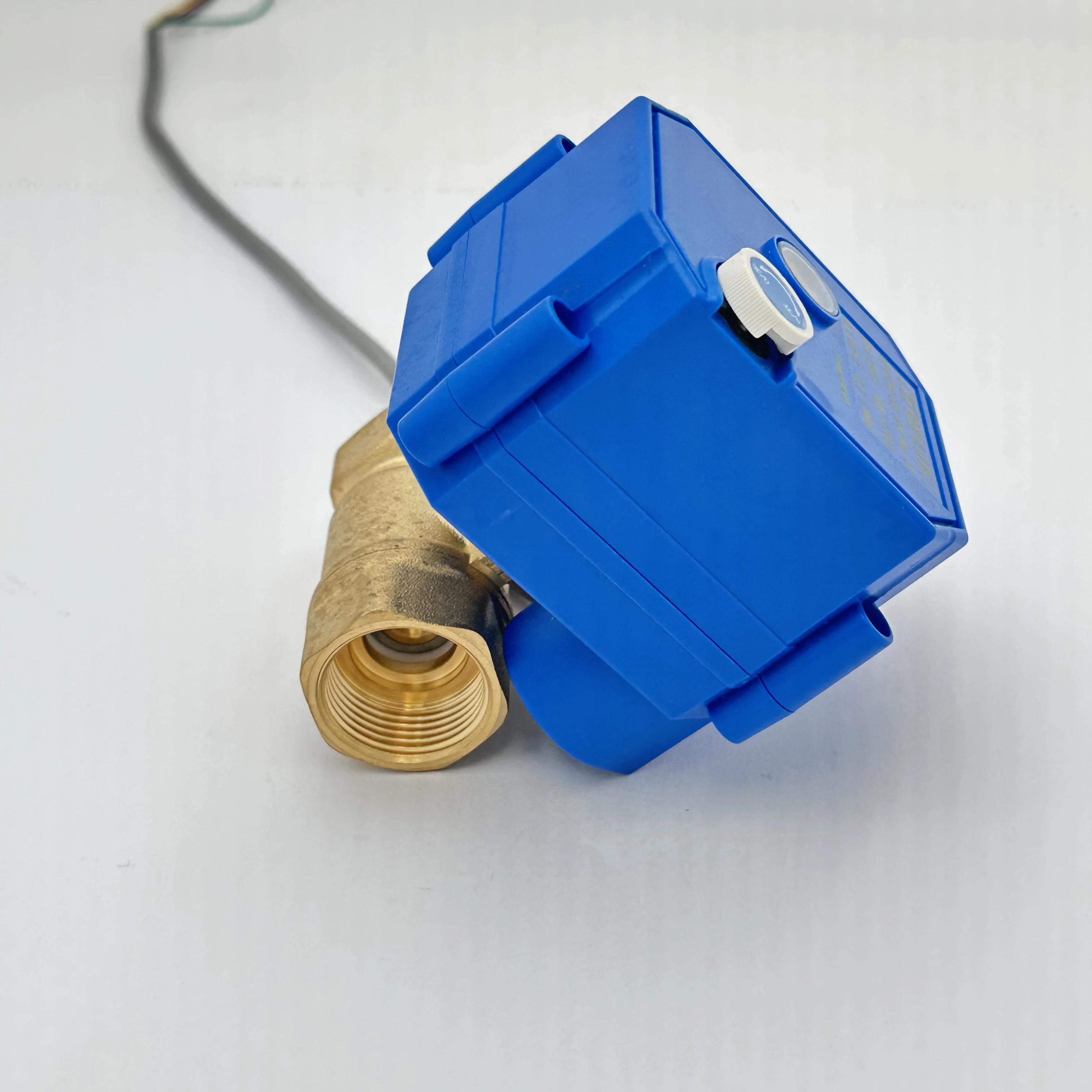 OEM Customizable Brass Electric Actuator Ball Valve Manual and Electric Control Valve 1/2in for Water/Gas/Oil Application DN15