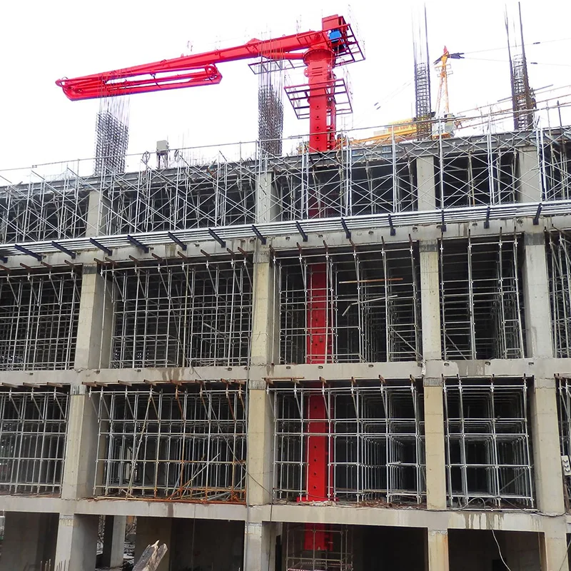 Mobile concrete placing boom Concrete carbon steel 18m placing boom for delivering concrete