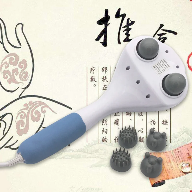 Full Body Electric Handheld Massager Wand Back Neck Percussion Vibrating Machine