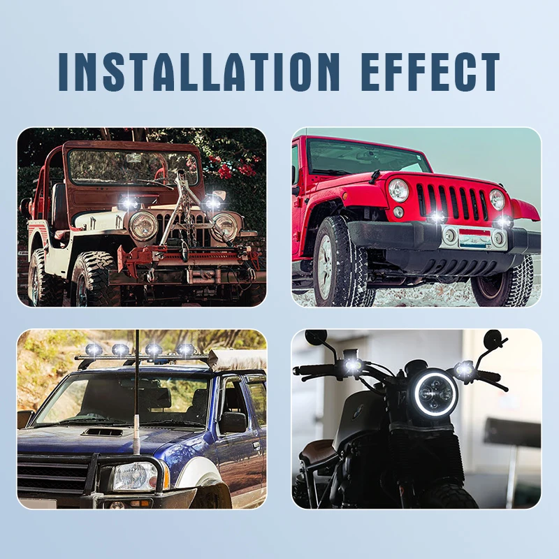 Xenplus LW5 20W Spot  LED Work light LED Pods for Driving Offroad Boat Car Tractor Truck 4x4 SUV