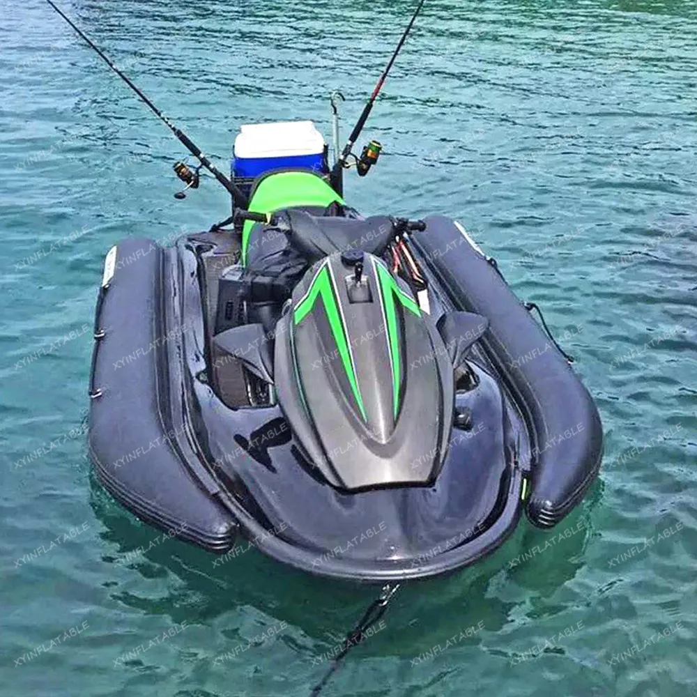 Factory outlet mini inflatable kayak banana floating buoy water Inflatable pontoon for fishing