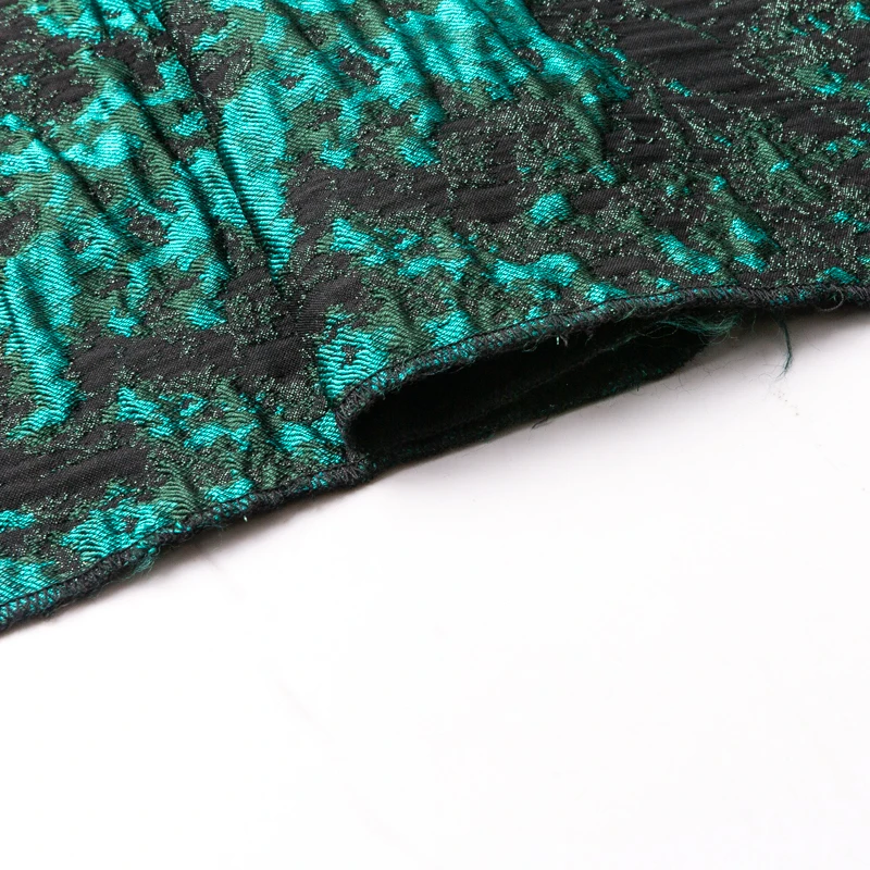 Оптовая продажа производство KEER TDJG354NA наиболее рекомендуемый продукт оригинальный узор металлический полиэстер тканая жаккардовая ткань для