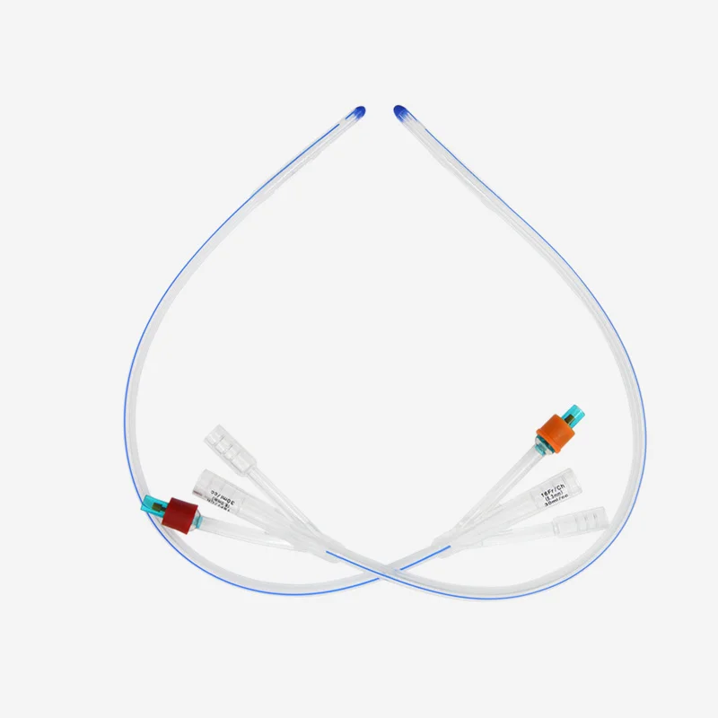 JNCMED Medical Disposable Urethral Catheter Tube Custom Sizes 3 Way Foley Catheter