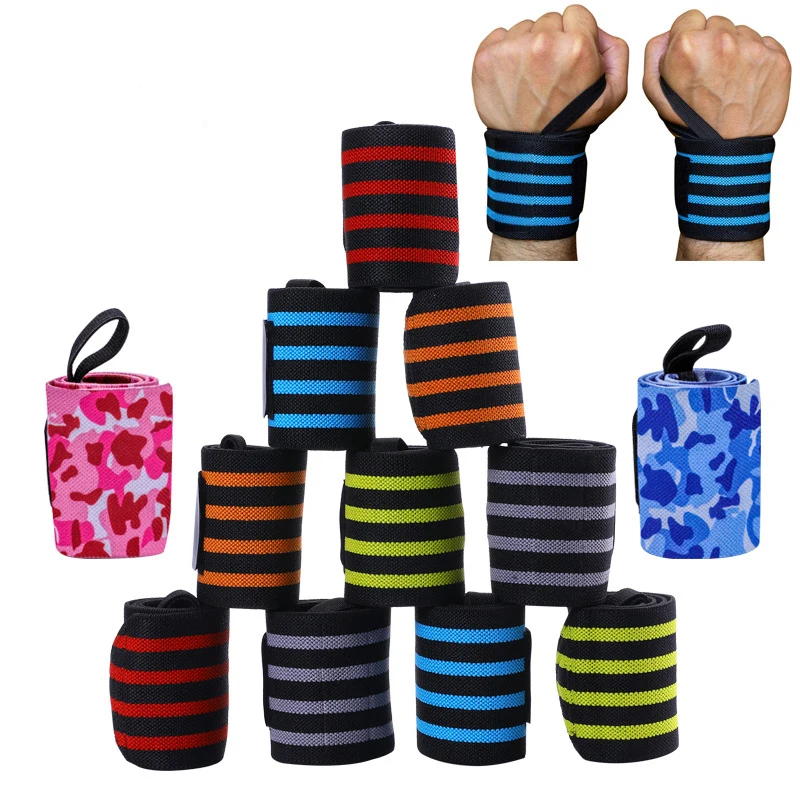 Spot Fitness Strength Training Polyester Bandage Weightlifting Wrist Wrist Sports Wrist Wrapping Wristband Booster Belt