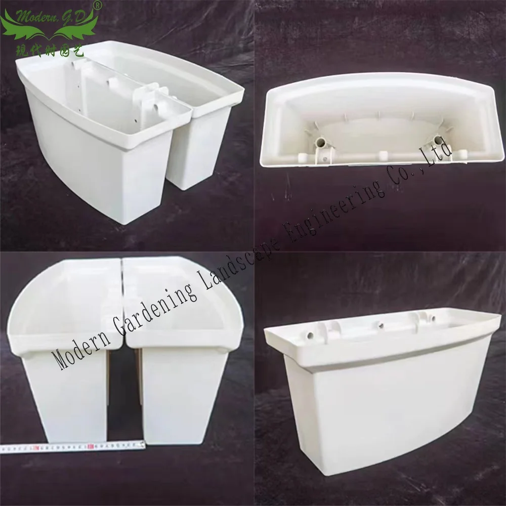 Outdoor Quality Reliable White Windows Planter Box Hanging Plastic Flower Pot