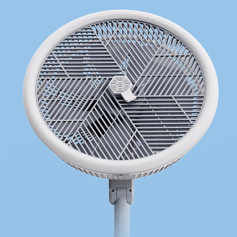 Voice Active Floor Standing Electric Foldaway Smart Fans Cooling Air Circulating