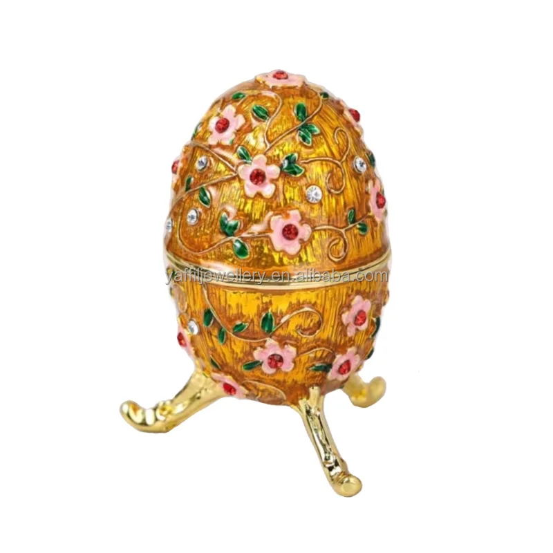 enamel  Feberge egg  Gifts jewelry box and Creative jewelry small ornaments