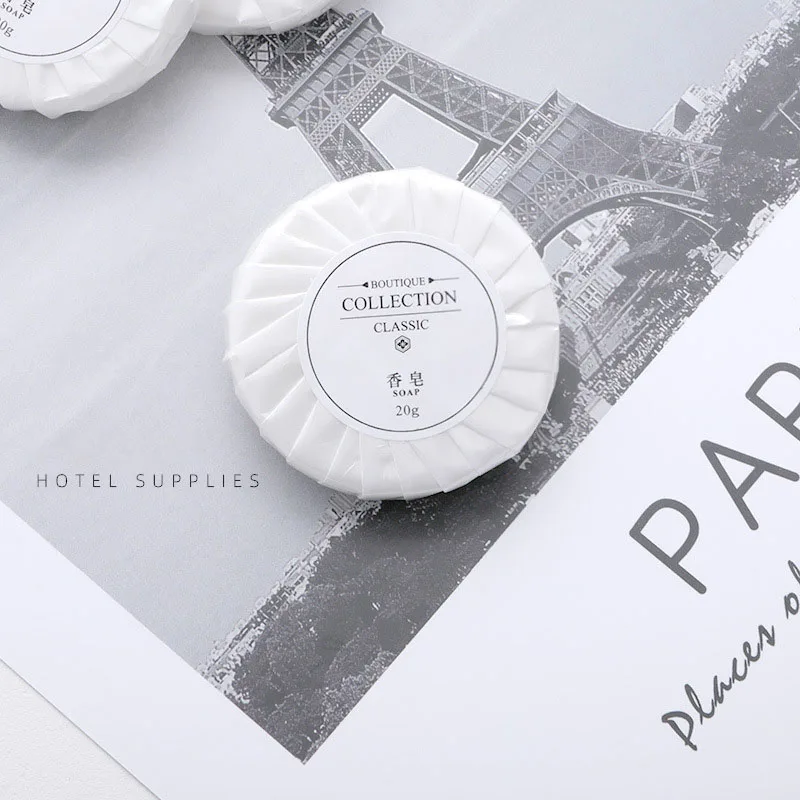 Factory Wholesale 20g Round Small Disposable Soap for High-end Hotels and Star Guest Houses Supplier For Hotel Schampo Soap 15Gr