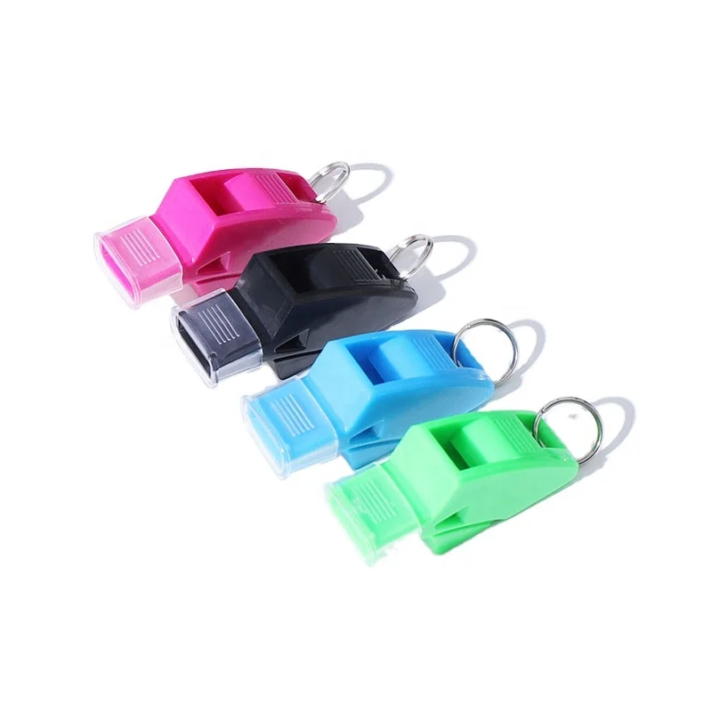 Wholesale Emergency Survival rescue dolphin F Whistles football basketball soccer Referee plastic Whistle