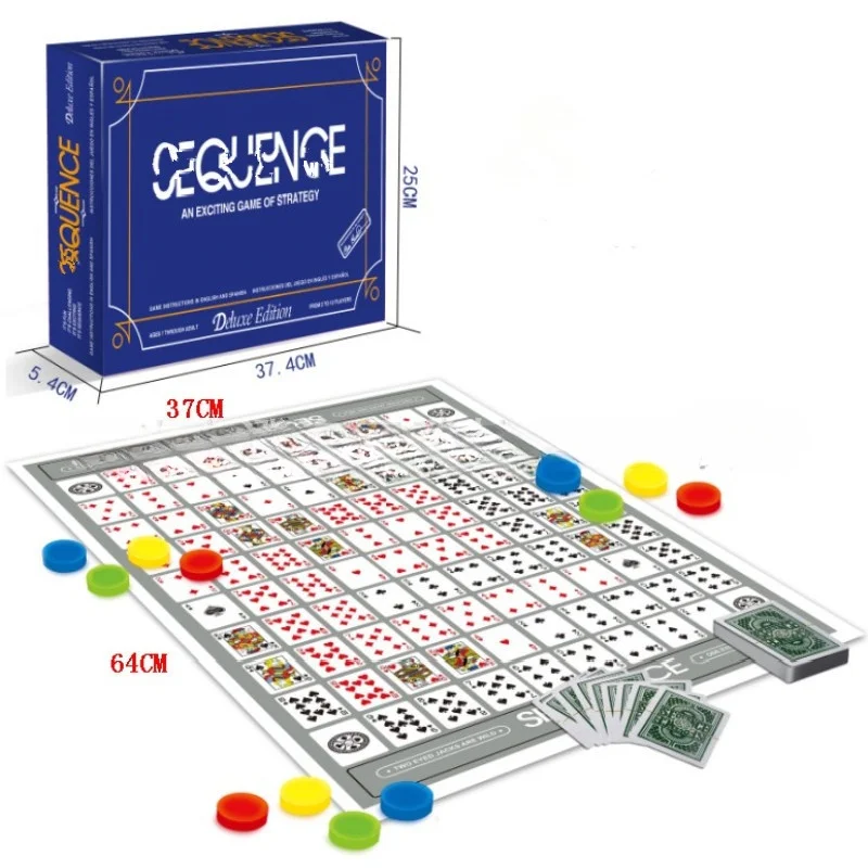 Number sequence game toy English & Arabic Version Strategy Board Game for kids and adults logic training