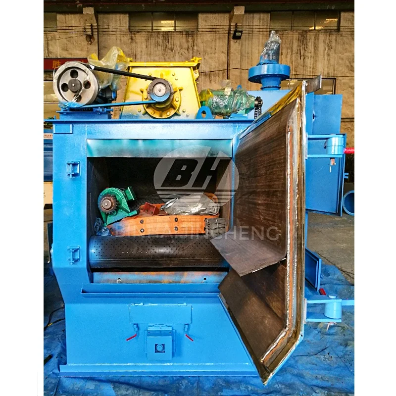 Низкая стоимость обслуживания электрическая автоматическая загрузка барабанная машина для дробеструйной обработки