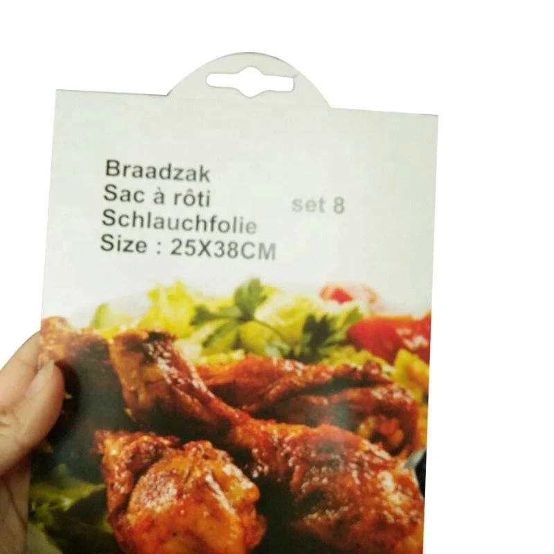 High Temperature Microwave Hot Roast Chicken Microwave Cooking Plastic Turkey Packaging Oven Bags