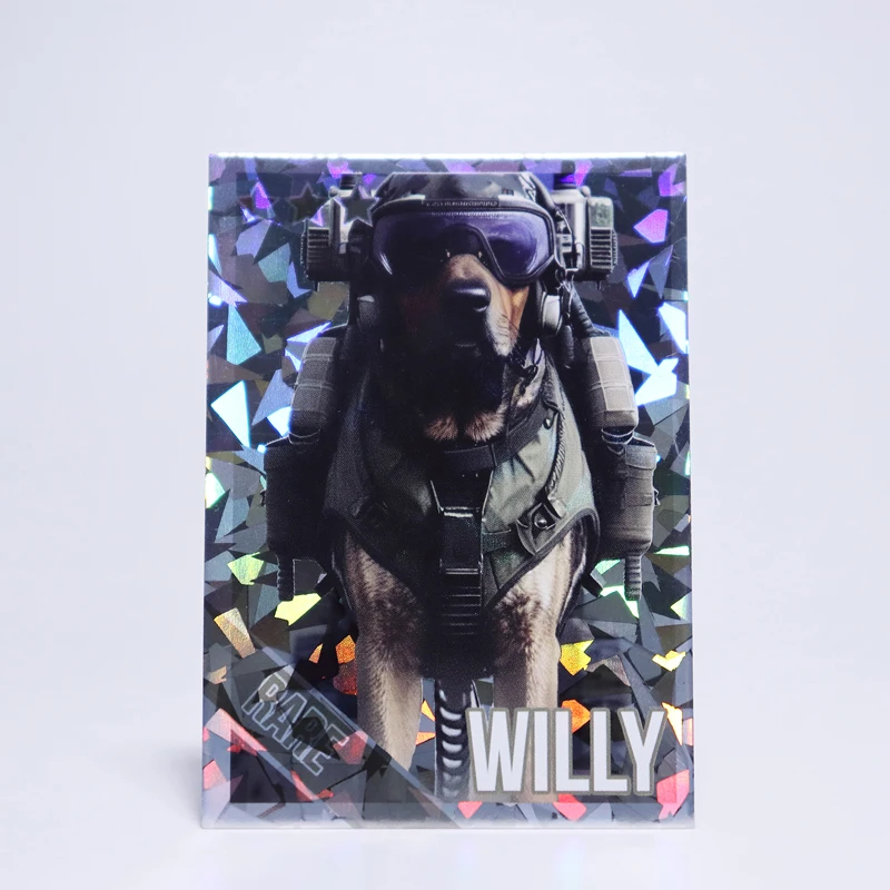 Custom Printed Cartoon Holographic Trading Cards Rare Effect Card Game
