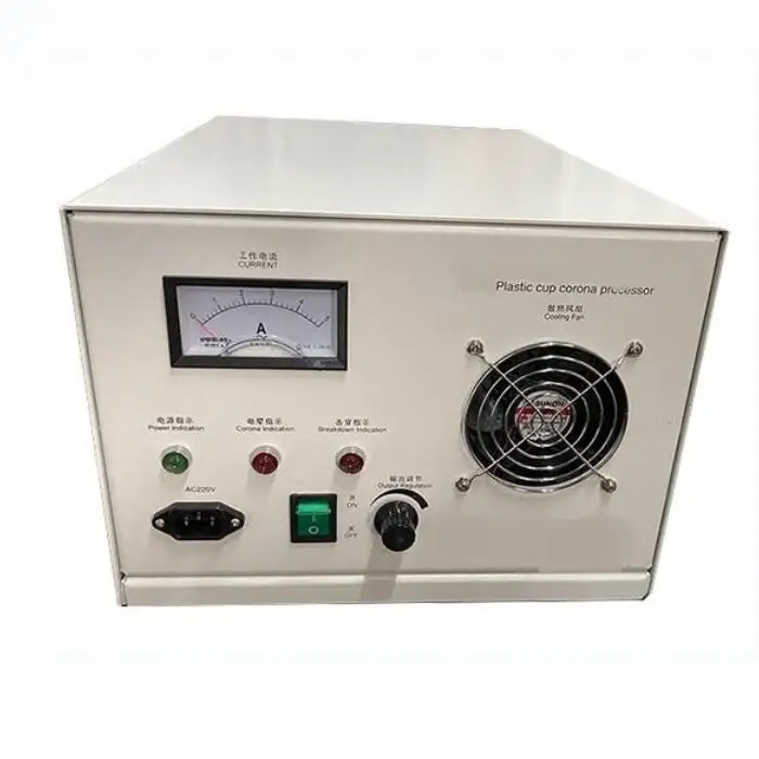 PP PE PVT plastic sheet film bottle cup 3D Corona Treatment System