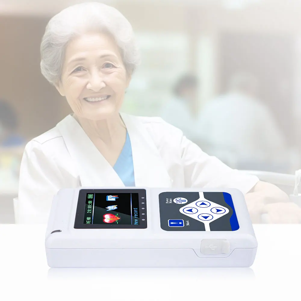 CONTEC TLC9803 Aparatos Medicos Handheld Ecg 24 Hour Holter Monitor