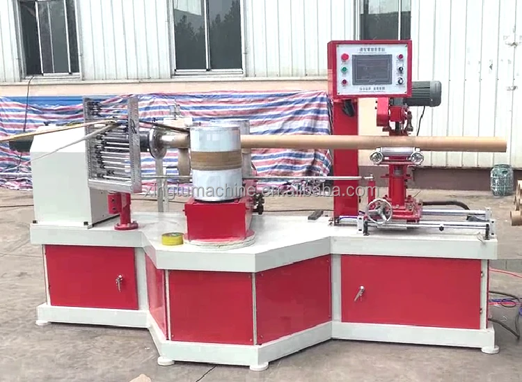 Chinese Manufacturer High Speed Multi Cutters Spiral Paper Tube Core Making Machine