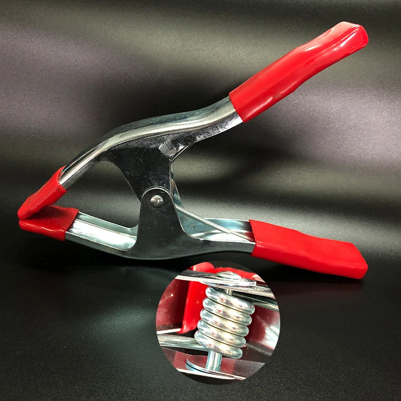 DIY Non-slip 2inch/4inch/6inch Wood Working Heavy Duty Metal  Clip Steel Spring Clamps