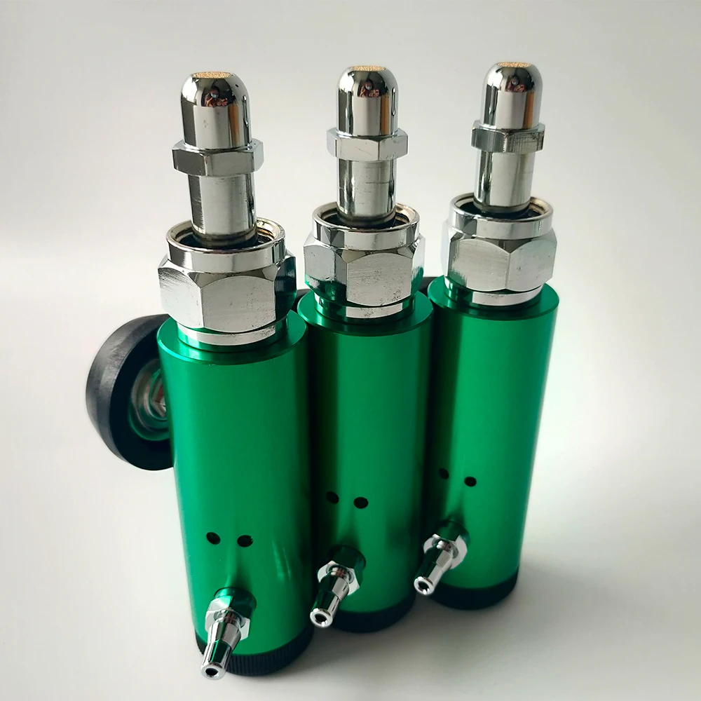 CGA 540 Brass valve with Aluminum body Medical Grade CGA540 Oxygen regulator For Industrial Oxygen Cylinder