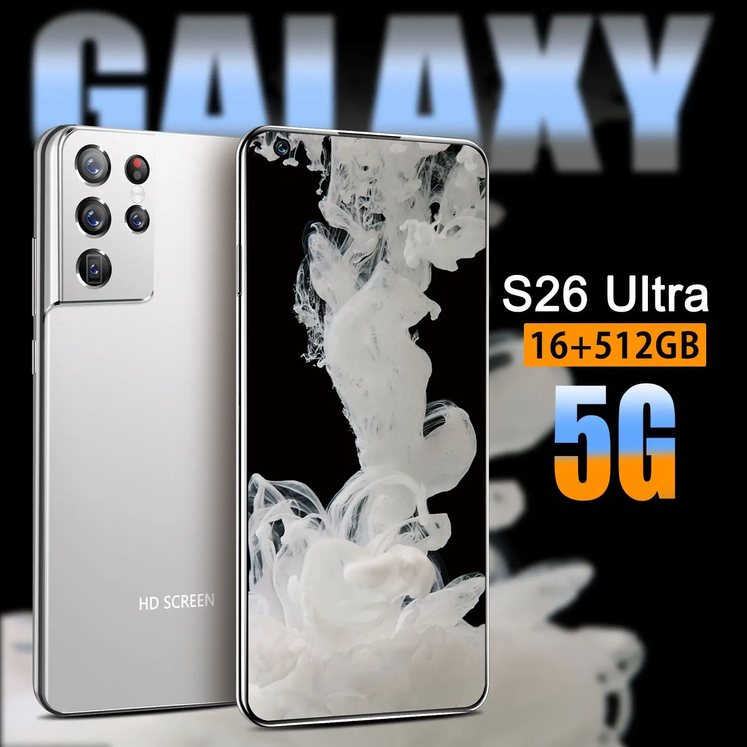 Suitable for Note20 Ultra S21 S20 5G 12GB+256GB Obsidian Black 865+ Gaming Phone Camera Phone 5G Flagship Phone