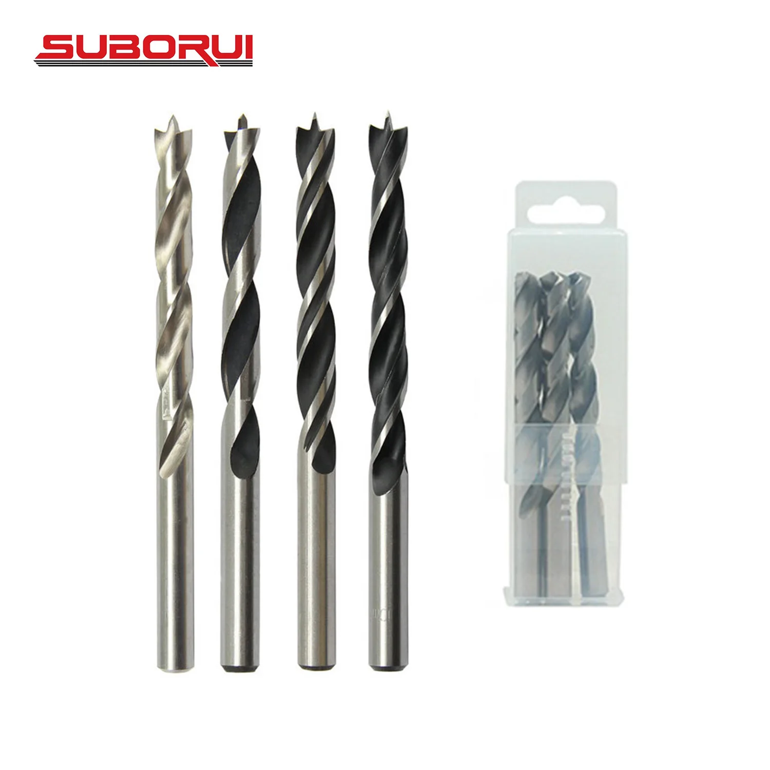 Borui Lip and Spur Drill Bit Woodworking Broca Para Madera Brad Point Holz Bohr Bits for Wood Precision Dowelling