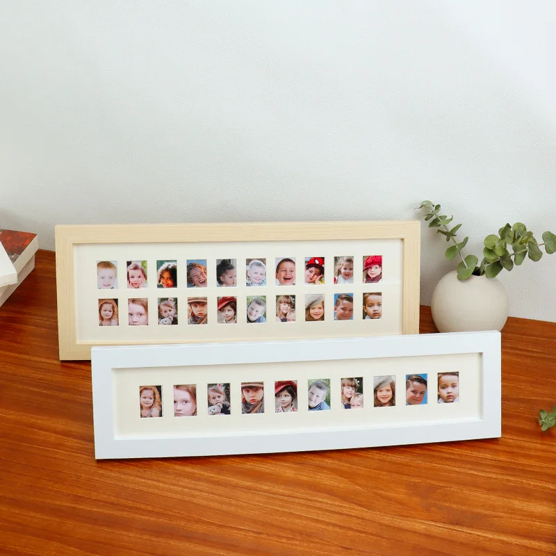 Child ID photo school time growth record picture frame wholesale baby commemorative child one inch registration picture frame