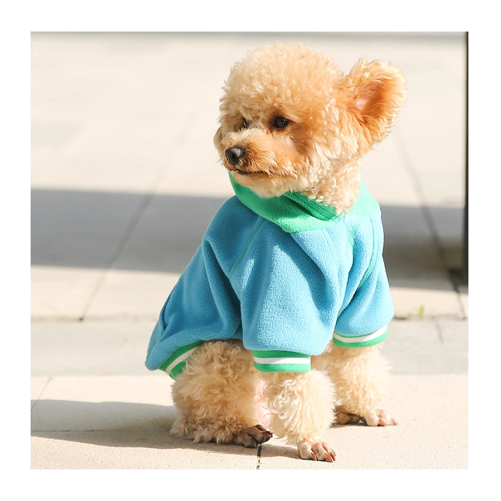 Pet Fashion Clothing Winter Sweater Multi Color Soft Polar Fleece Dog Hoodie