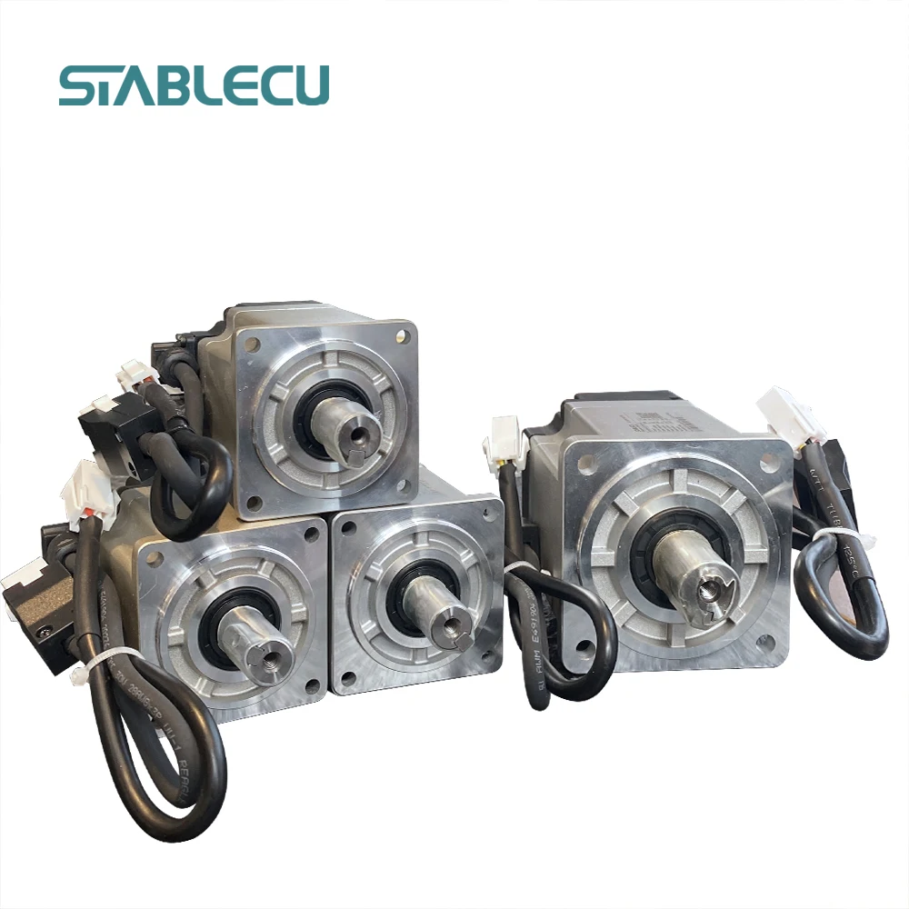 750W 1000W 3000RPM AC servo motor and drive 80mm frame ac driver and servo motor 0.75kw ulti-axis control CNC brushless motor