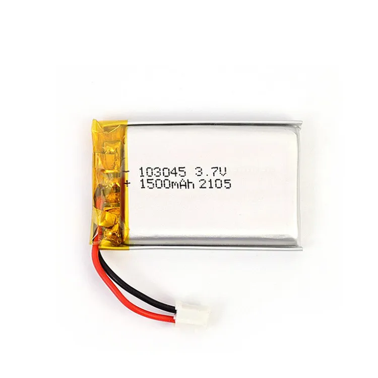 103045 3 7 v 1500mah литий-полимерный аккумулятор клетки 5.55wh