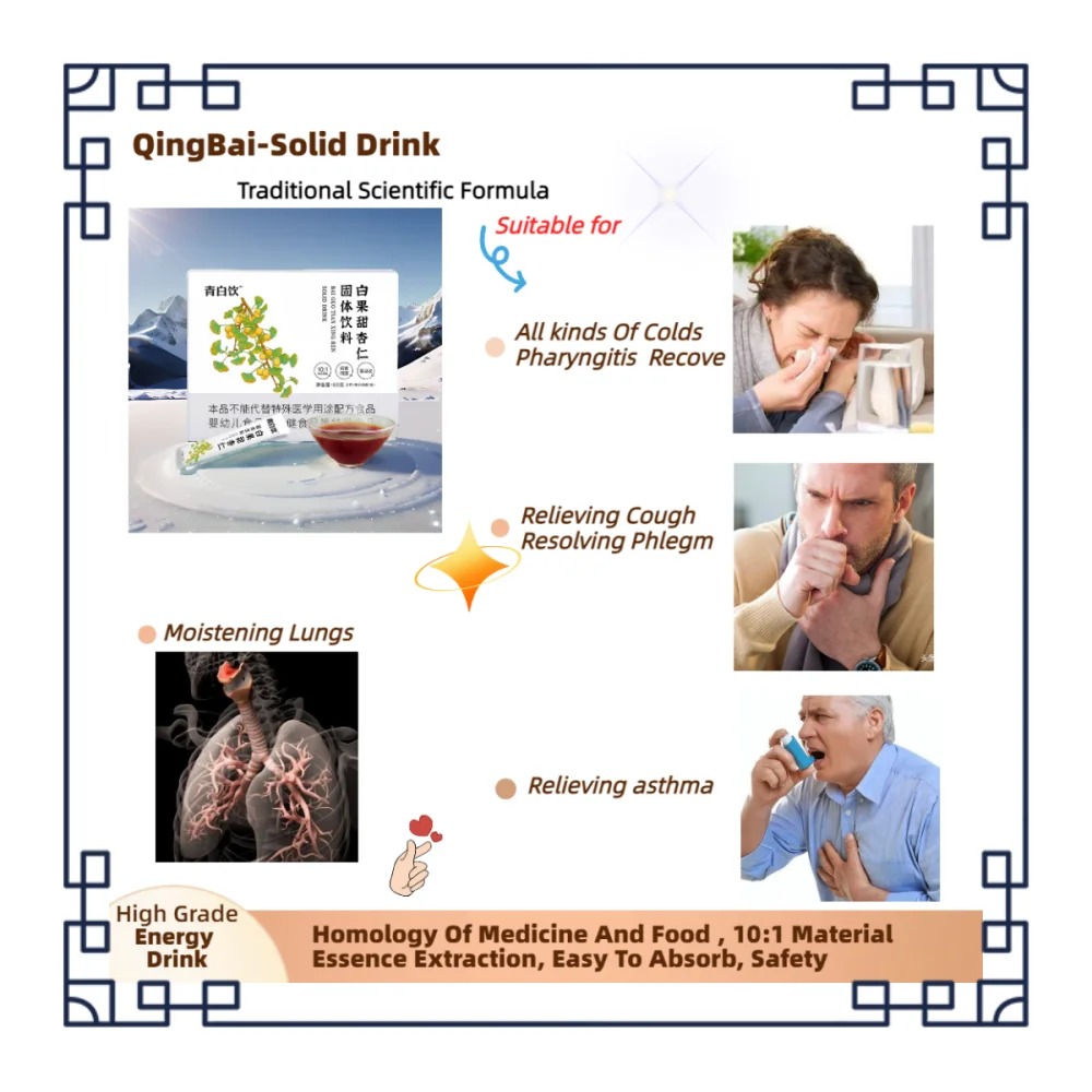 Custom Private Label OEM QingBai Chinese herbal Extract  smoker tea beneficial to all kinds of Colds Asthma Lung Clearing