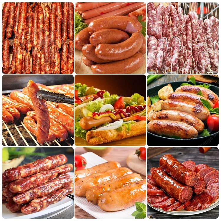 Pneumatic Chicken Sausage Filler Stuffing Make Machine Stuffer Fill Second Hand Embutidora Industry