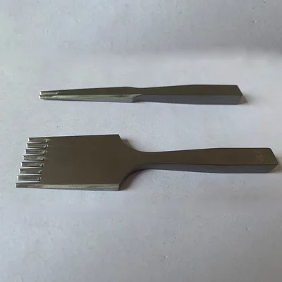 Advanced Texture Integrated Molding Six Diamond Cut Narrow Teeth European Oblique Flat French Chisel Internal Teeth Polishing