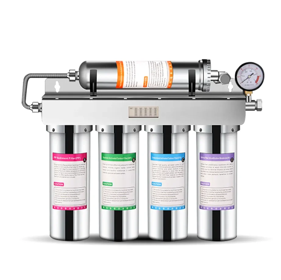 stainless steel water filter system water purifier 5 stages reverse osmosis system water filters