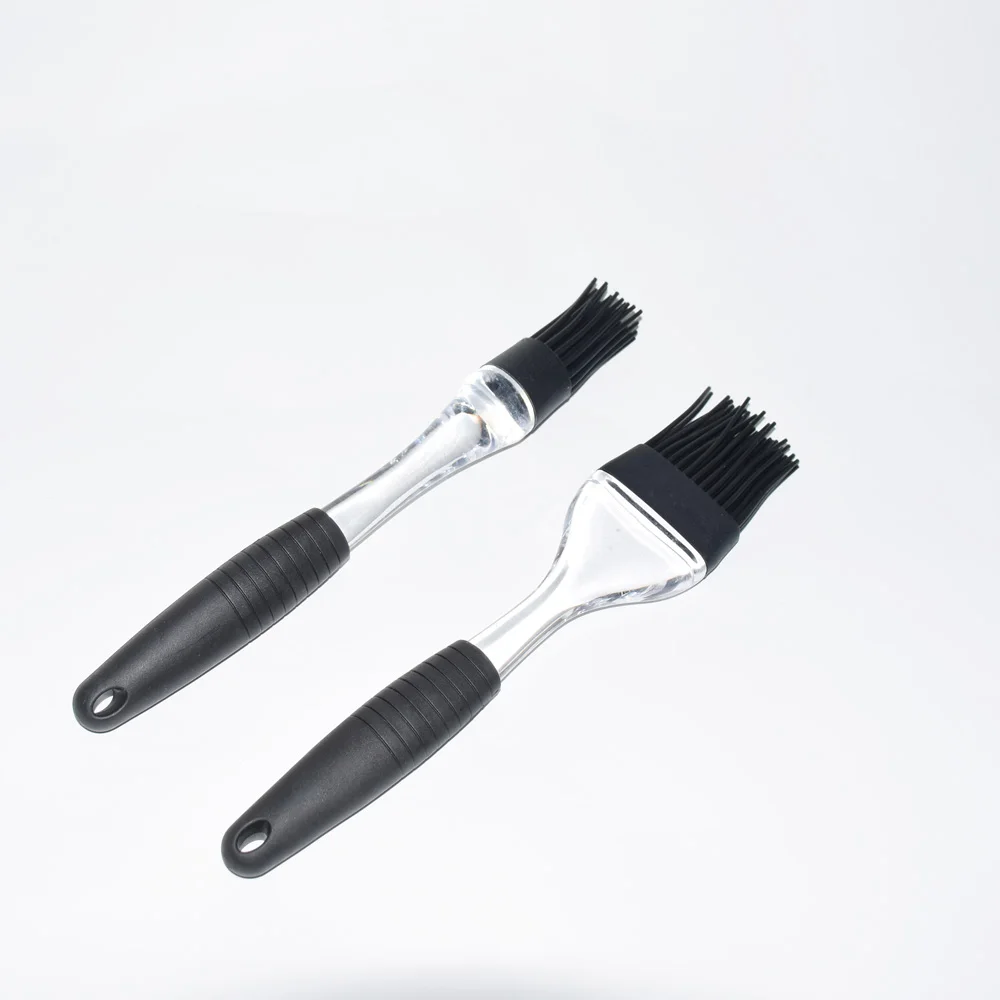 Heat-Resistant Food Grade Silicone Basting Pastry Brush 2 Piece Set Cooking Grilling Oil Brush Home and Kitchen Accessories
