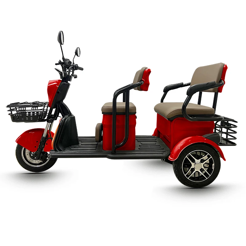 Lvneng New Style Motorcycle C5-2 Fashion Design Electric Three Wheeler Moped High Speed  LED Lights Suspension Tricycle