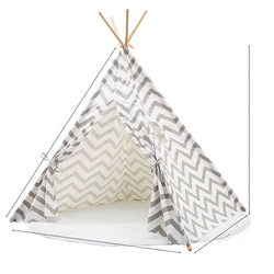 2022 Agreat Promote Kids Personalized Tents For Kids Canvas Cotton Baby Play Teepee Indoor Tent For Kids