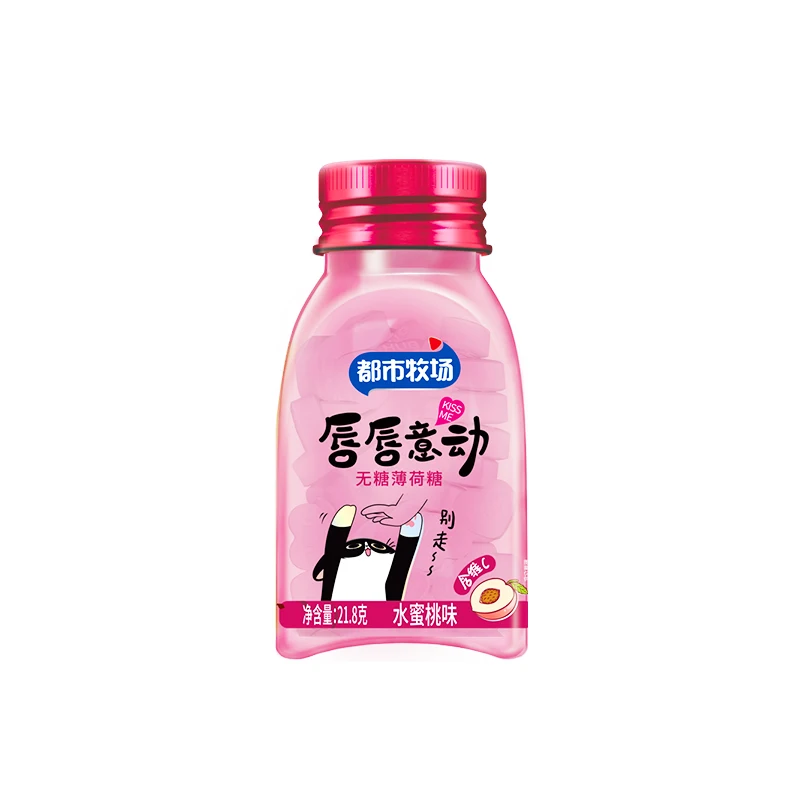 DOSFARM Customized 21.8g Sugar Free Mints Multiple Flavors ODM&OEM Service Essential for Refreshing Driving Mint Sugar Factory