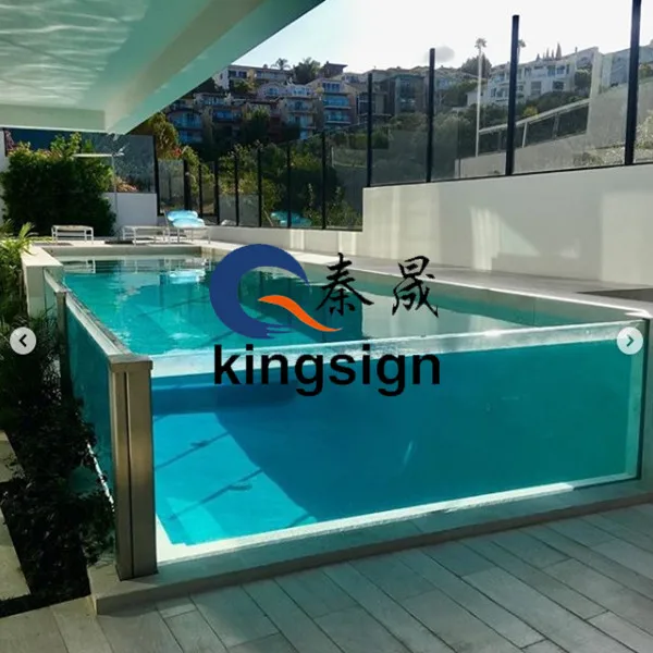 transparent acrylic panels glass for clear swimming pools in plexiglass acryl sheet