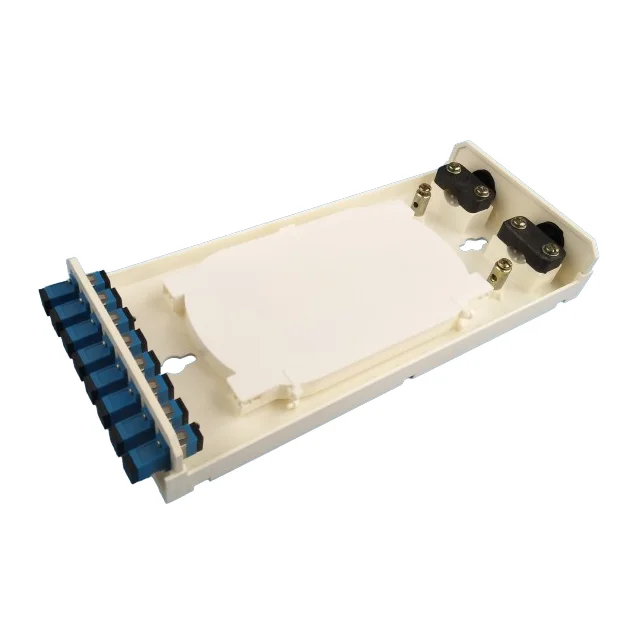 12 Port Mini ODF Wall Mount ST Fiber Patch Panel Fiber Termination Box Optical Terminal Box TJ01E12ST