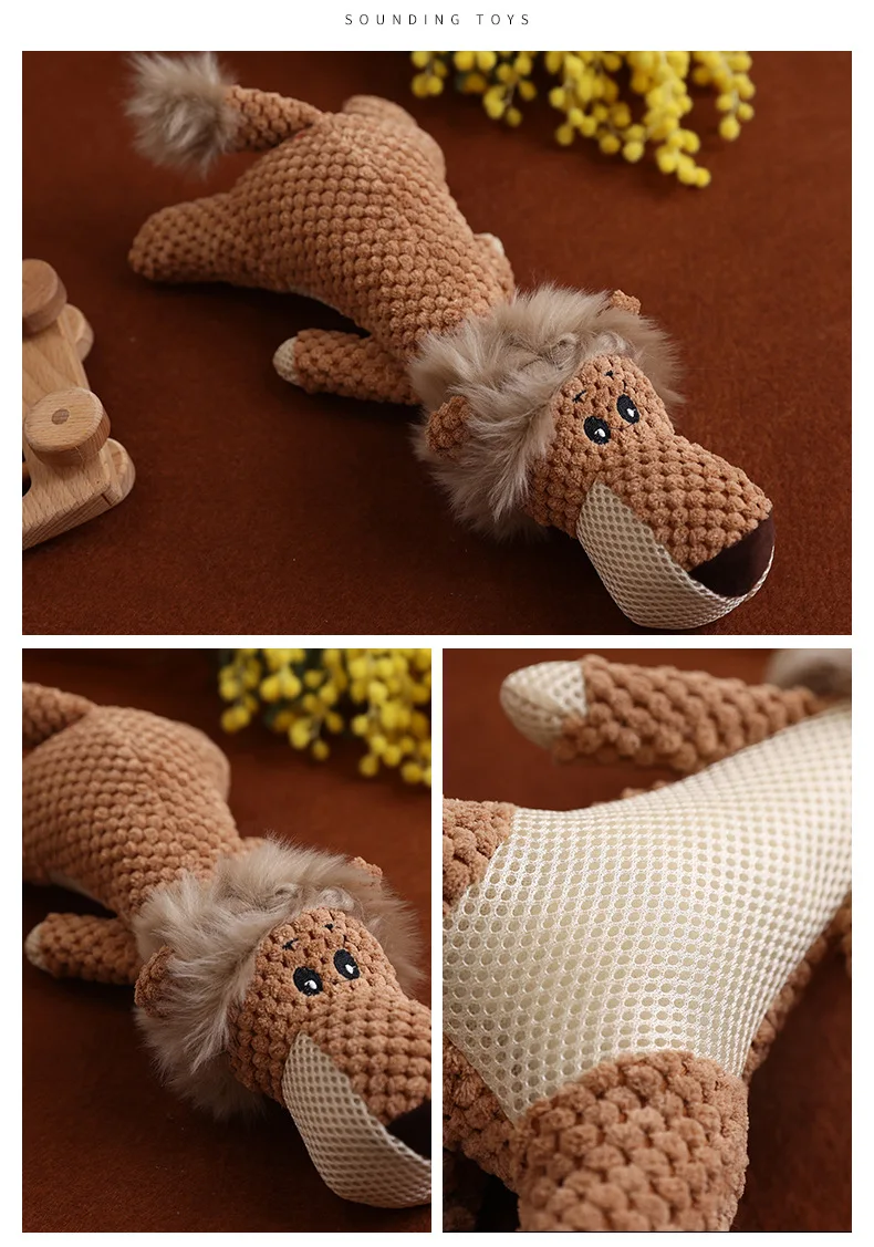 Manufacturer wholesale elephant wolf lion dog plush toys