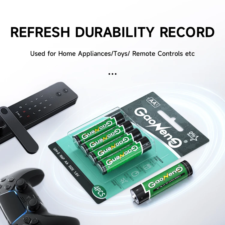 Factory Primairy super heavy duty 1.5V battery r6p um3 aa battery dry cell battery