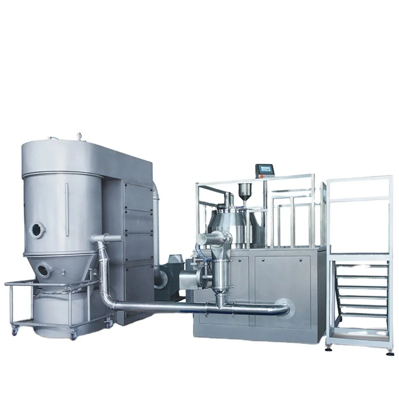 
Pharmaceutical Granulation machine Powder mixing granulating and drying equipment Fluid boiling fluidized bed dryer 
