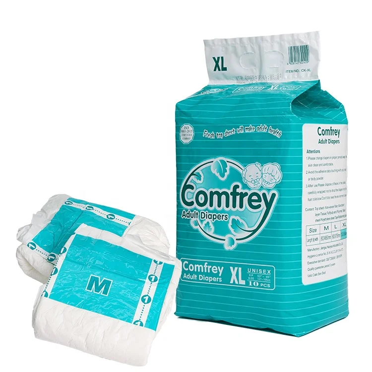 Custom Wholesale Comfort Large Size Xxl Ultra Thick Adult Diapers for Adults Disposable