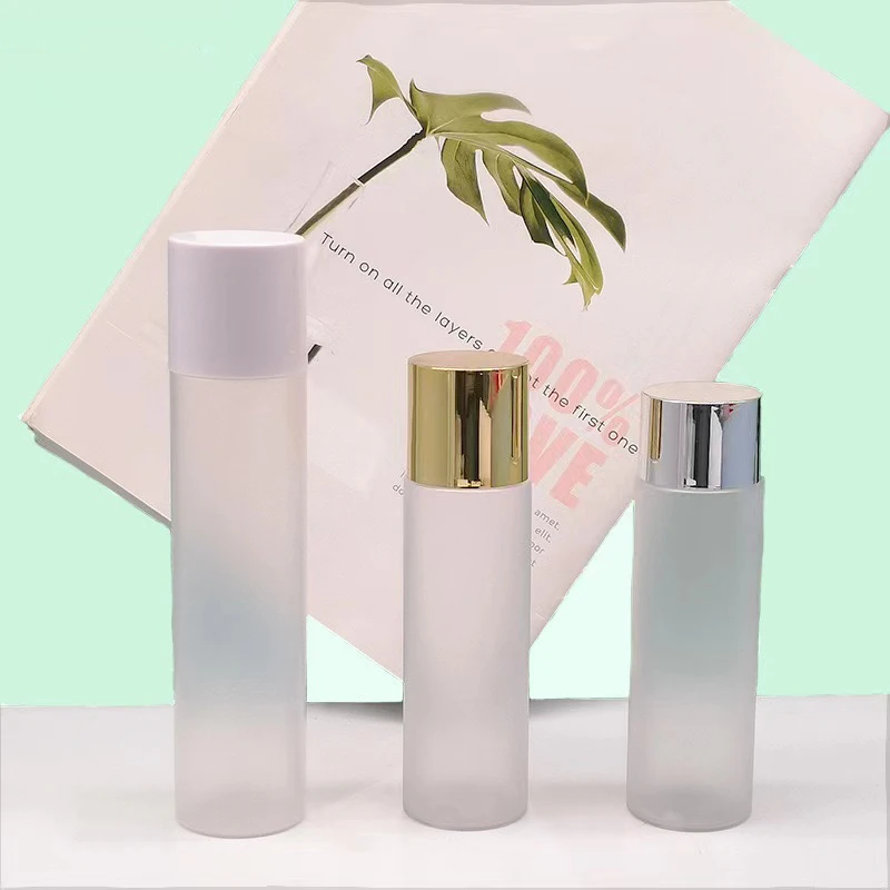 100ml 120ml 150ml frosted empty bottle plastic PET bottles Toner bottle with screw cap