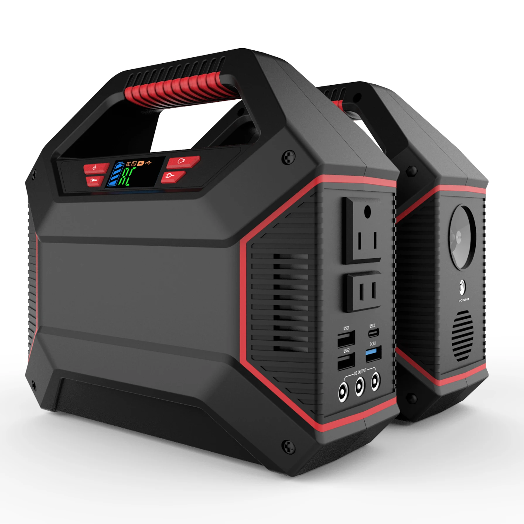 generator solar portable 155Wh portable power battery with AC DC USB ports power station generator for camping