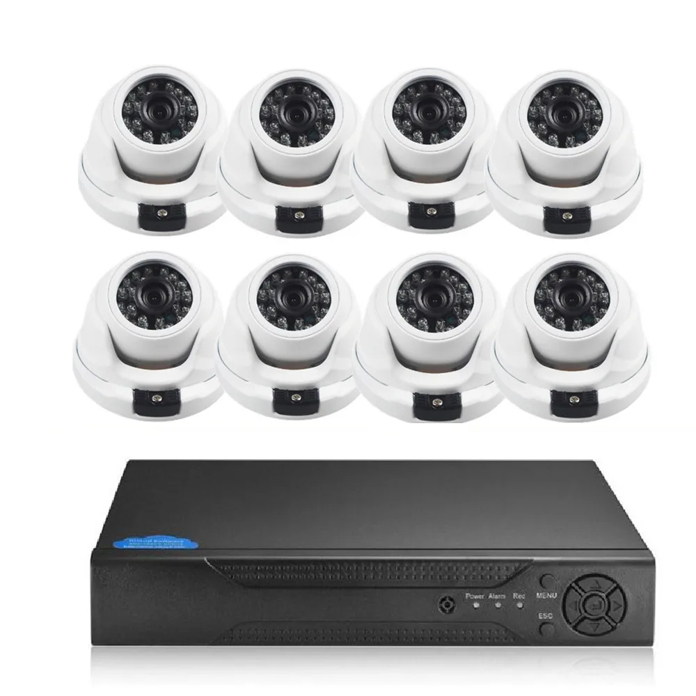 JXJ 2.0MP AHD Business Locations Or Large Homes Cctv Camera Digital Hd Camera Recording Dvr 8 Channel Digital Video Recorders