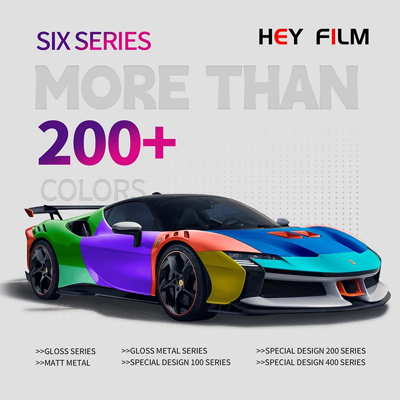 HEY FILM TPU Auratium Green Paint Protective Film High Glossy Auto-repaired Anti-scratch Car Films Ppf Color Wrap